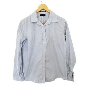 Classic Blue Striped Women's Top